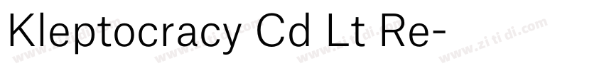 Kleptocracy Cd Lt Re字体转换